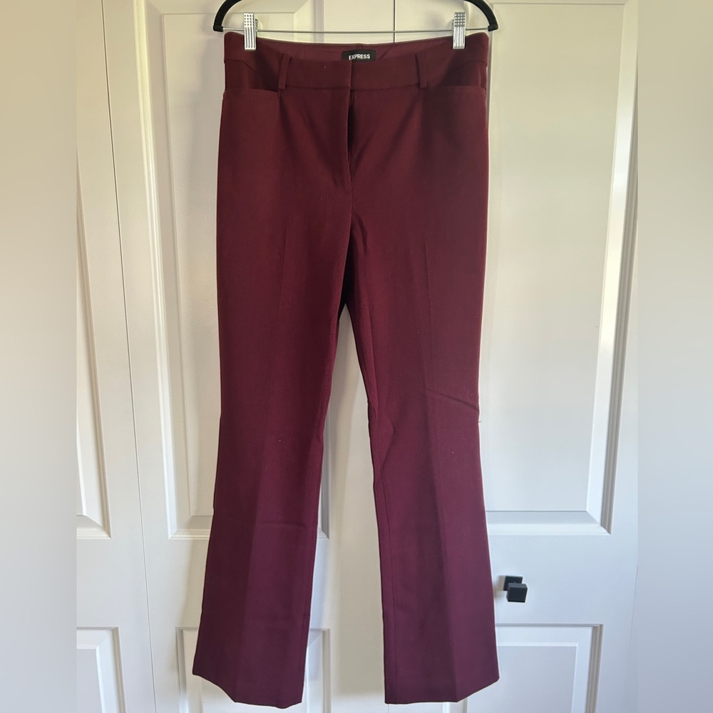 Express Columnist Barely Boot High Rise Pants